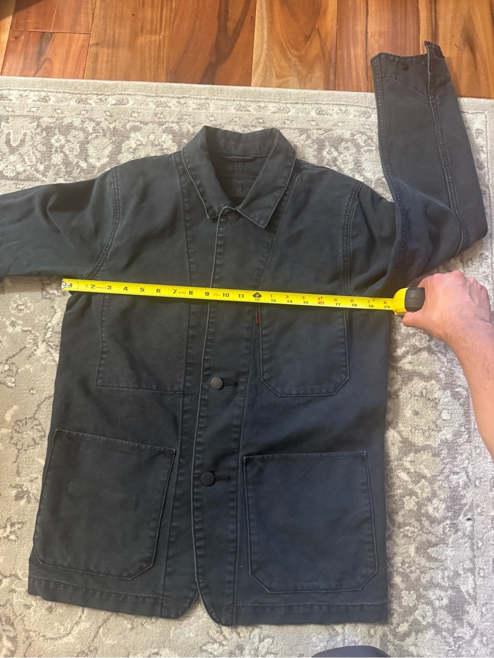 Levi's Black Engineer Coat - Picture 6 of 8